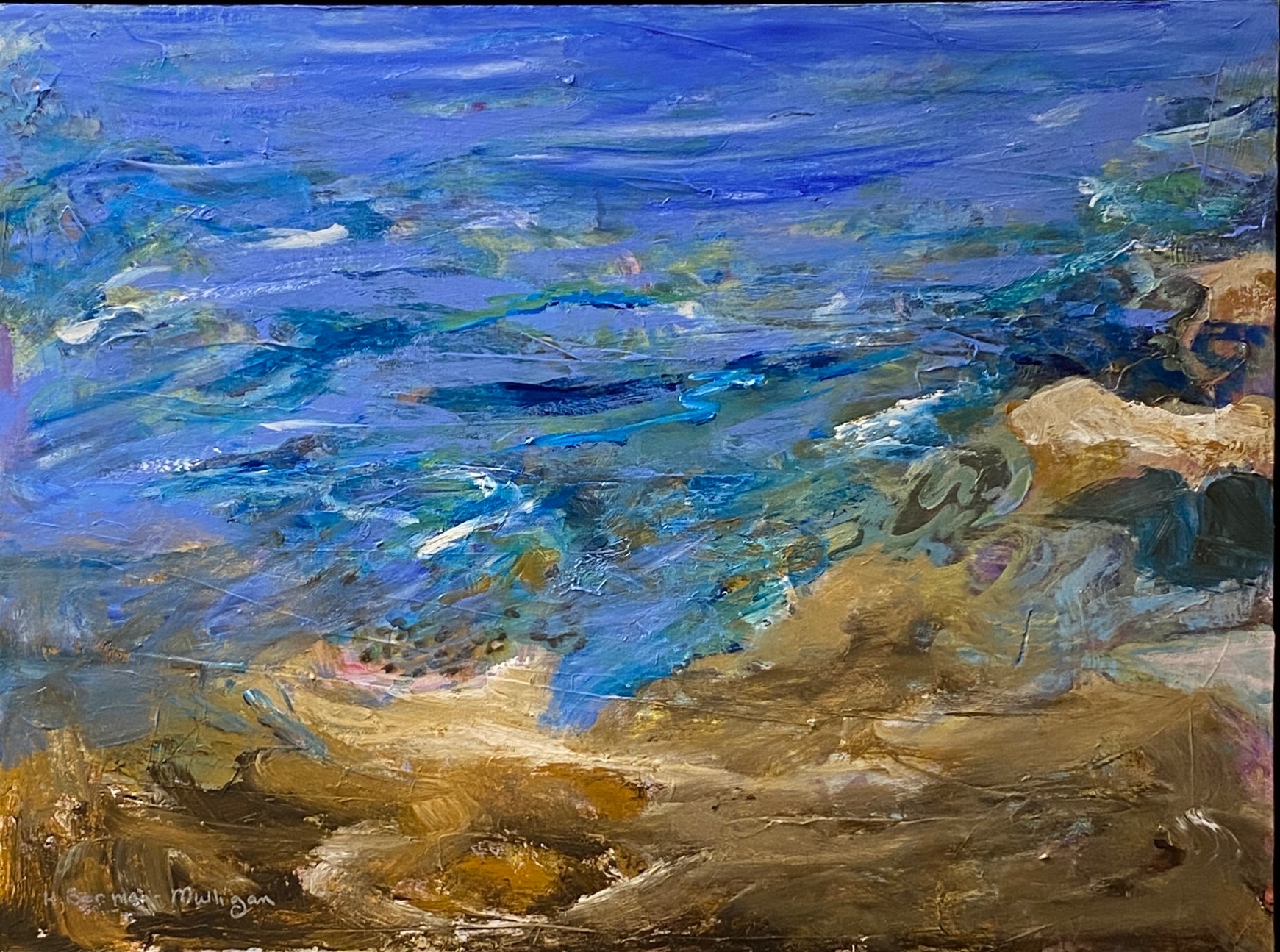 acrylic painting on canvas